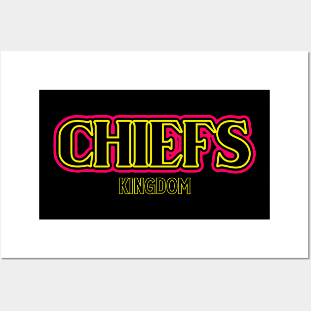 Chiefs Kingdom Wall Art by Zivanya's art